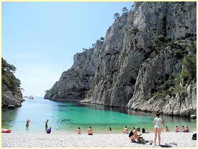 beste Reisezeiten Provence Strand Calanque d'En-Vau