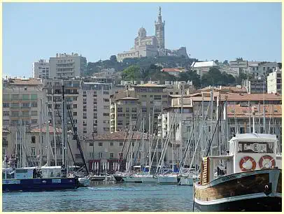 Provence - Marseille, Basilika und Hafen vieux-Port