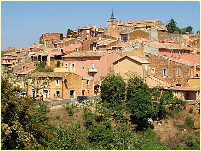 Provence Sehenswürdigkeiten und Tipps schönste Luberon Dörfer Roussillon