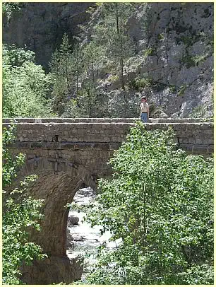 Brücke über den Bès - Clues de Barles