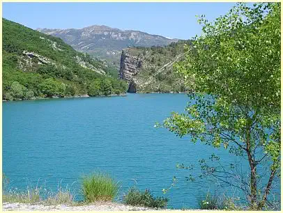 Stausee Barrage de Chaudanne