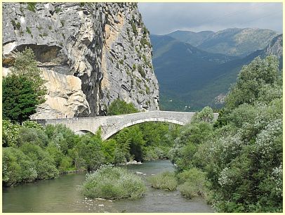Brücke Pont du Roc - Castellane