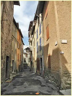 Gasse in Colmars-les-Alpes