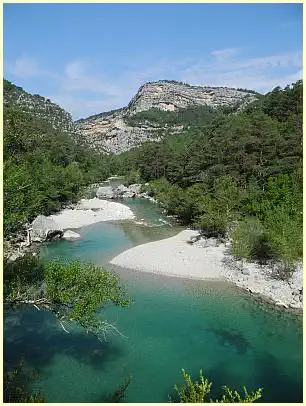 Rancoumas - Verdon bei der Brücke Pont de Tusset