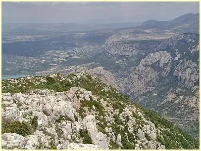 le Grand Margès - Schlucht Gorges du Verdon wandern