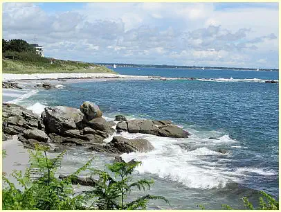 vor dem Sémaphore Pointe de Beg Meil