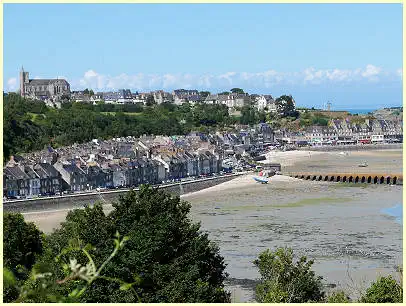 Cancale Oberstadt und Hafen