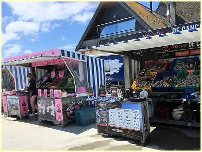 Cancale Markt Marché aux Huîtres