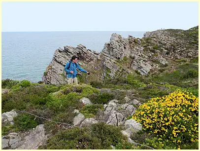 Blick vom Cap Erquy - Bucht Saint-Brieuc