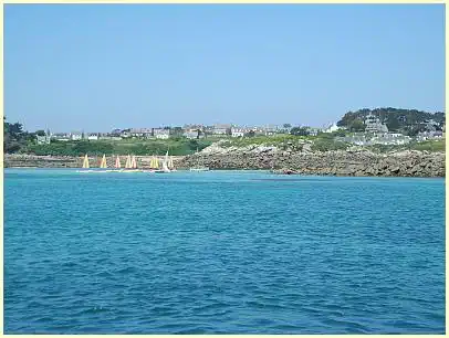 Blick auf die Insel Île de Batz