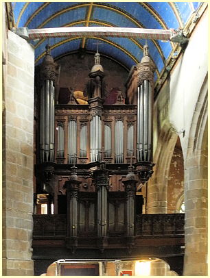 Orgel Kirche Saint-Melaine