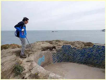 Pointe de la Varde Überreste eines Beobachtungsstands