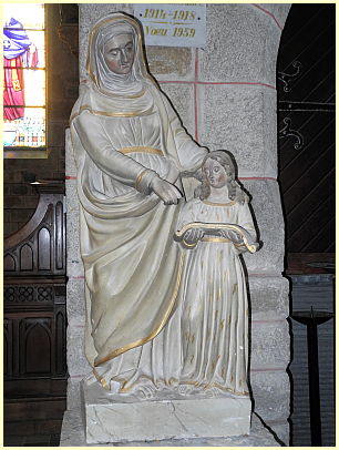 Statue Jungfrau mit Kind Kirche Notre-Dame de Landouar
