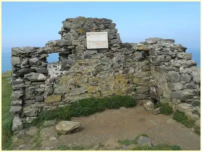 Reste eines Küstenwachpostens Pointe de Lostmarc'h