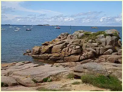 Trébeurden - Pointe du Castel und Insel Île Molène