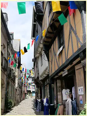 Vitré - Fachwerkhäuser Rue de la Baudrairie