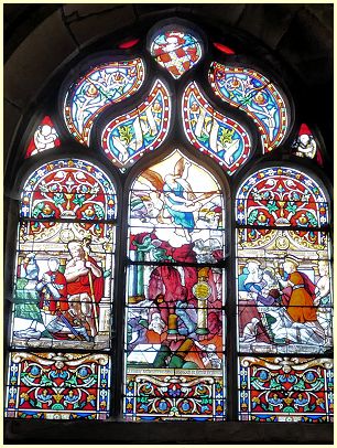 Buntglasfenster 16. Jahrhundert - Kathedrale Saint-Paul-Aurélien