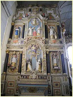 Saint-Thégonnec - Retable du Rosaire