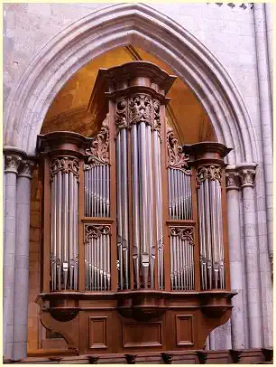 Orgel des Chors - Kathedrale Saint-Vincent