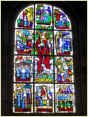 Kirchenfenster Sainte Geneviève - Saint-Pierre et Saint-Paul