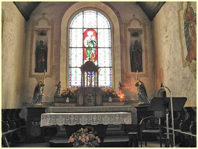 Chor mit Fresken - Saint-Pierre et Saint-Paul