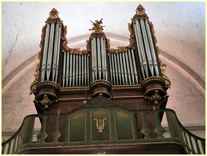 Cucuron - Orgel Kirche Notre-Dame-de-Beaulieu