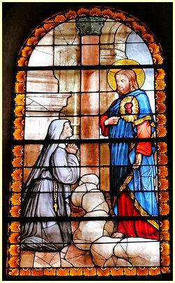 Cucuron - Glasfenster Kirche Notre-Dame-de-Beaulieu