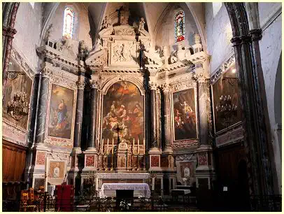 Cucuron - Hochaltar Kirche Notre-Dame-de-Beaulieu