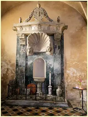 Cucuron - Retable de Saint-Jean-Baptiste, Kirche Notre-Dame-de-Beaulieu