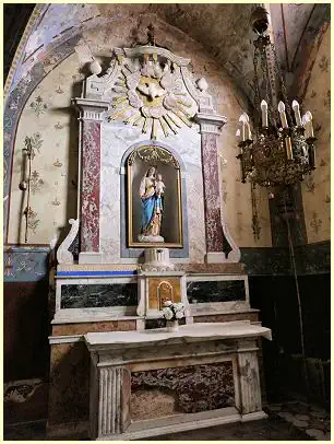 Cucuron - Retable de la Sainte Vierge, Kirche Notre-Dame-de-Beaulieu