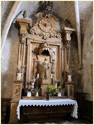 Cucuron - Retable de la Saint Tulle, Kirche Notre-Dame-de-Beaulieu