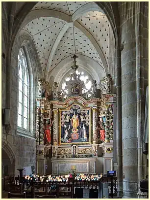 Retable du Rosaire Kirche Saint-Ronan