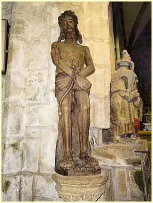 Statue Jesus Christus Kapelle du Pénity