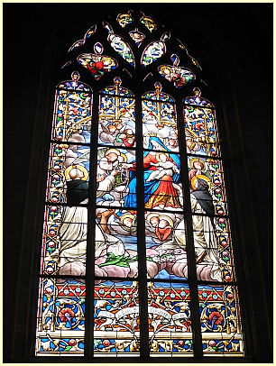 Glasfenster Kirche Saint-Malo Dinan
