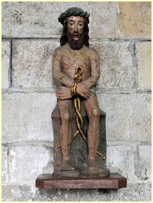 Statue Christ aux Outrages Notre-Dame du Kreisker