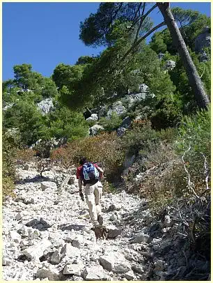 Wanderweg Calanque d'En-Vau - Calanque de Port-Pin