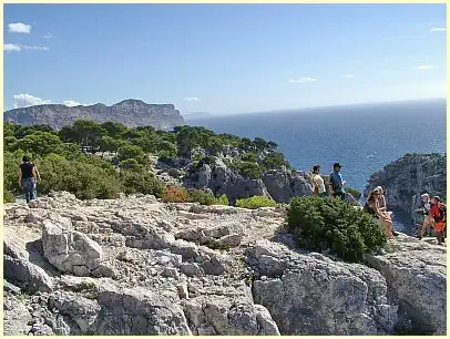 Belvédère Calanques Küste mit Cap Canaille