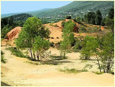 Colorado de Rustrel - Rundweg Belvédère - weiße Wüste (Désert blanc)