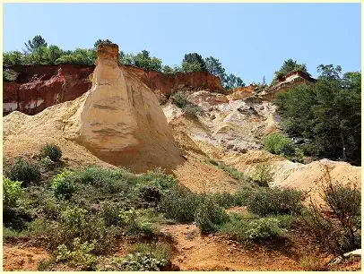 Colorado de Rustrel - Rundweg Sahara - Cheminées des Fées