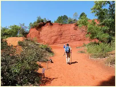 Colorado de Rustrel - Rundweg Sahara