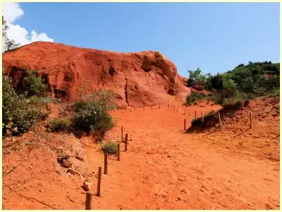 Colorado de Rustrel - Rundweg Sahara