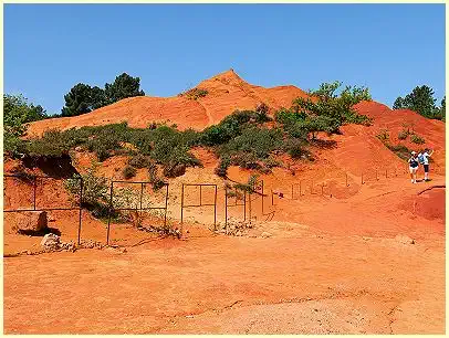 Colorado de Rustrel - Rundweg Sahara