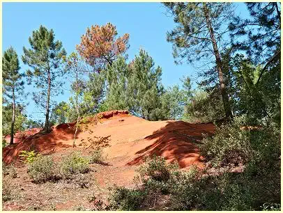 Colorado de Rustrel - Zugang Rundweg Sahara