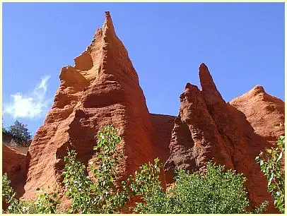 Colorado de Rustrel - Rundweg Belvédère - Cheminées des Fées