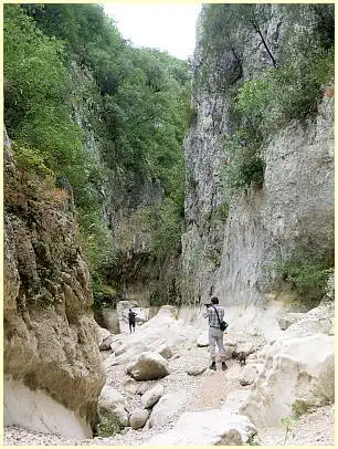 Les Concluses de Lussan - Schlucht Gorges de l'Aiguillon