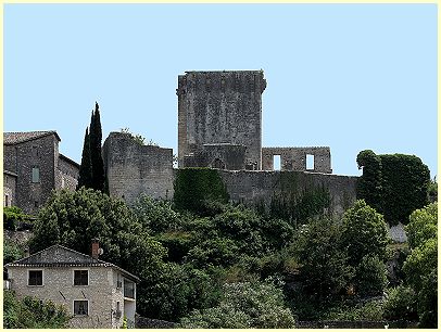 Burg (Château de Montclus)