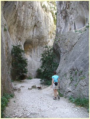 Eingang - Schlucht Gorges du Régalon