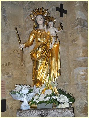 Statue der Jungfrau mit Kind - Kirche Église Notre-Dame-de-la-Mer