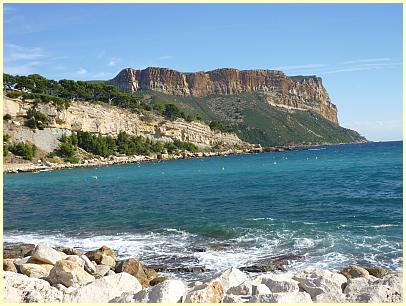 Cassis - Cap Canaille bei Mistral