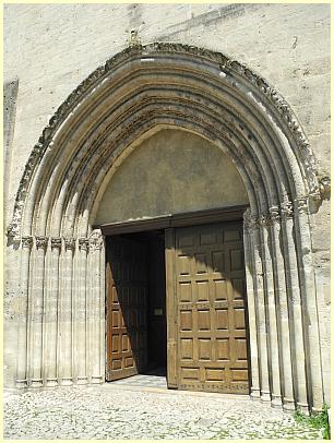 Forcalquier - Portal Kathedrale Notre-Dame-du-Bourguet